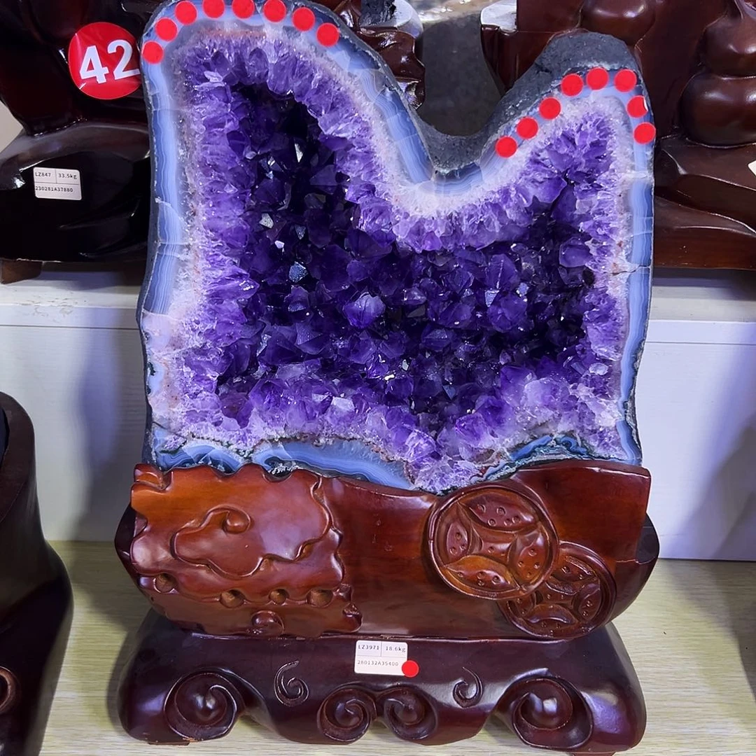 大型摆件（非配饰）未镶嵌紫晶