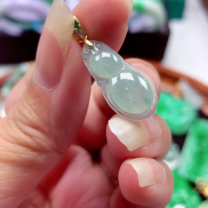 颈饰银S925镶嵌翡翠翡翠