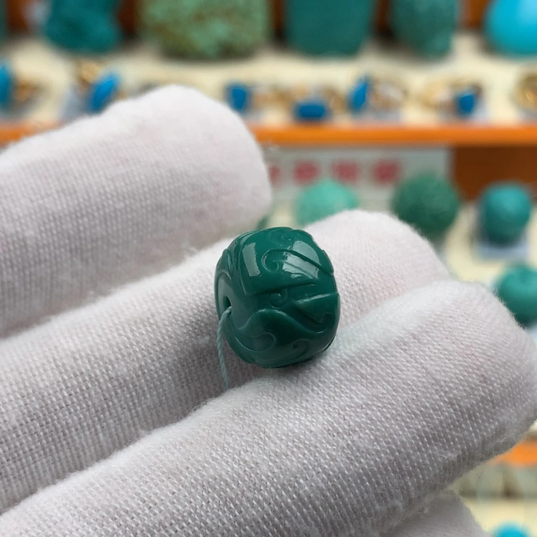 未镶嵌绿松石珠宝半成品