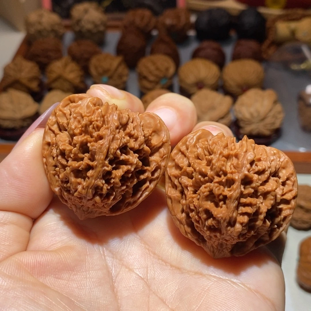 把件文玩核桃40 尺全品满天星