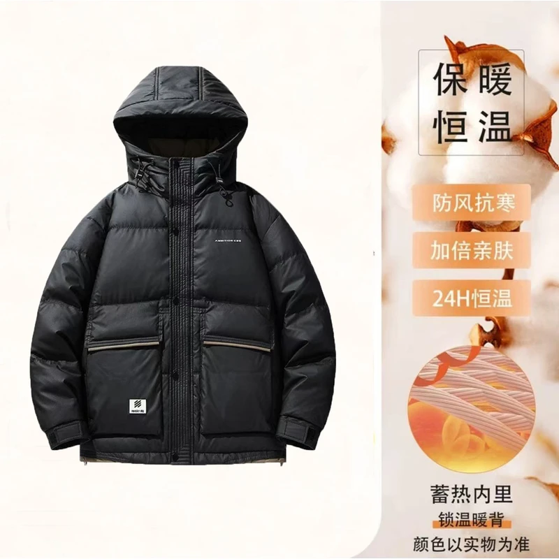 【巨热战神】2024冬季宽松户外石墨烯蓄热保暖流行工装外套D129