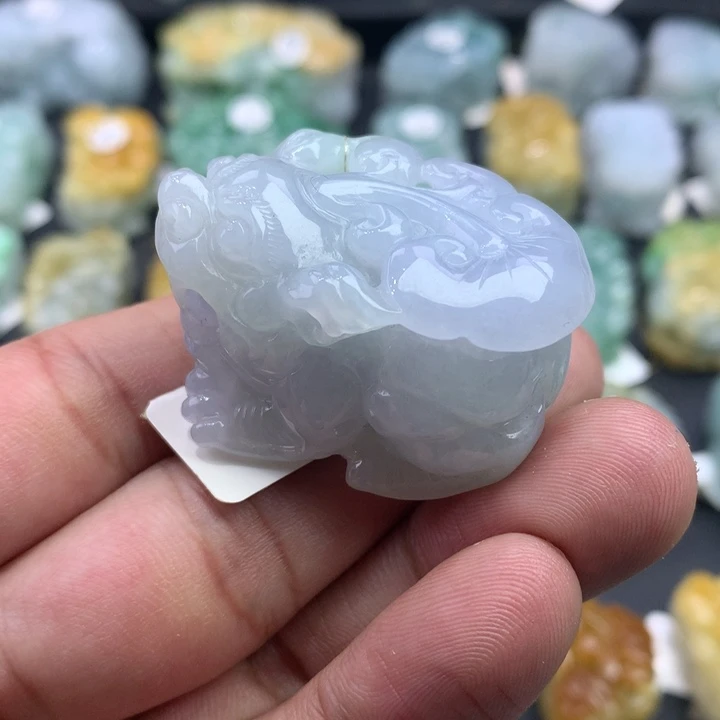 翡翠未镶嵌颈饰天然缅甸翡翠招财貔貅吊坠