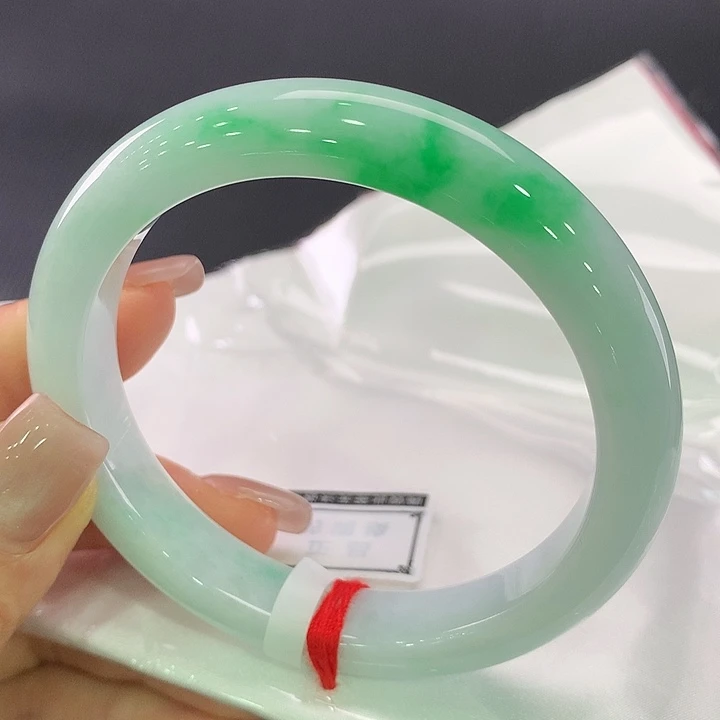 未镶嵌手镯翡翠正圈58