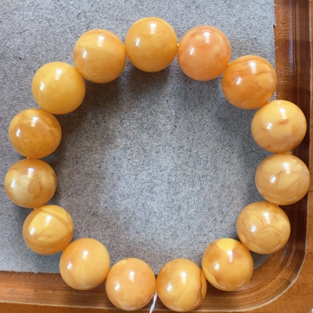 未镶嵌蜜蜡手串蜜蜡手串
