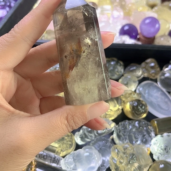 颈饰未镶嵌紫晶水晶