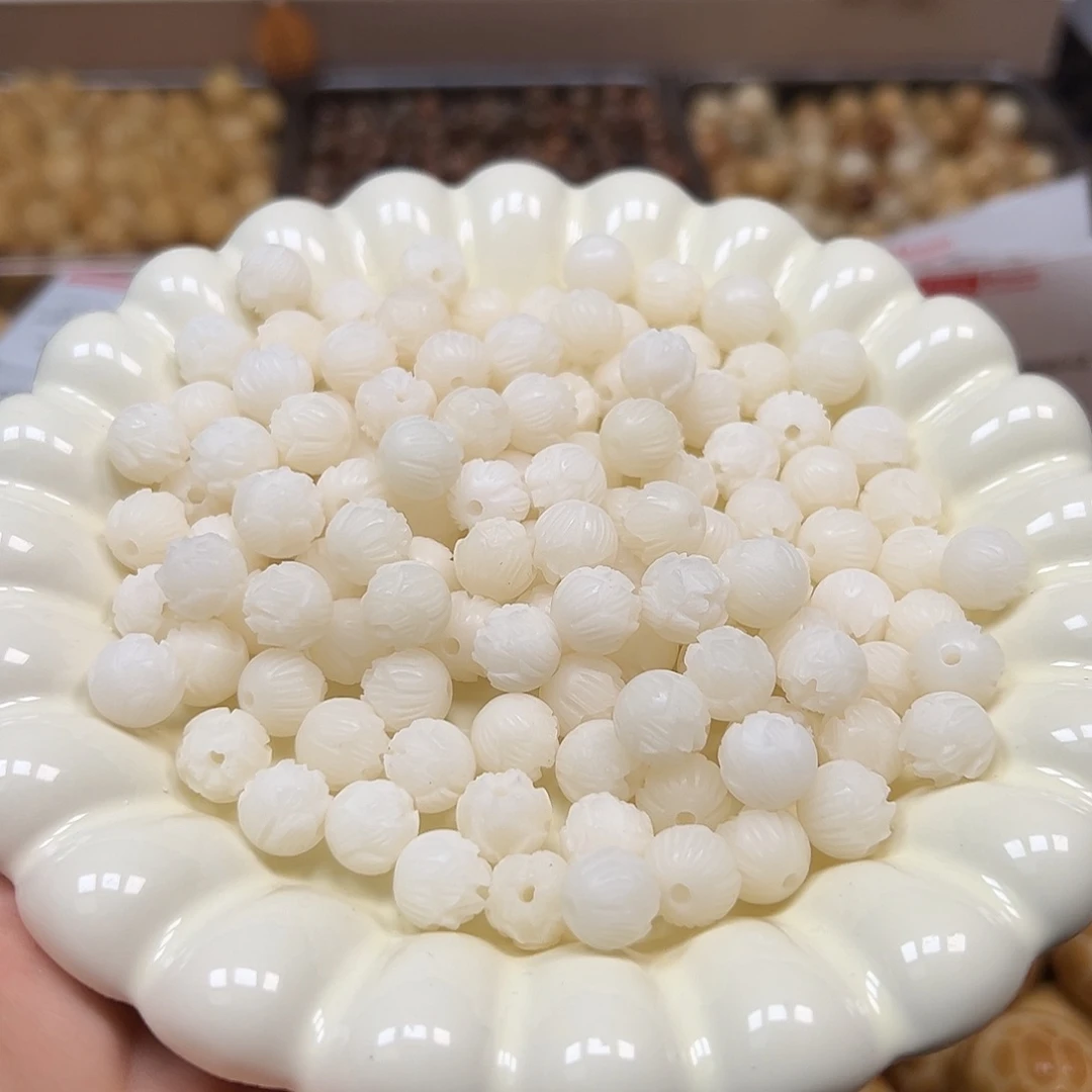 手串菩提根/象牙果卡10白布布生莲20颗