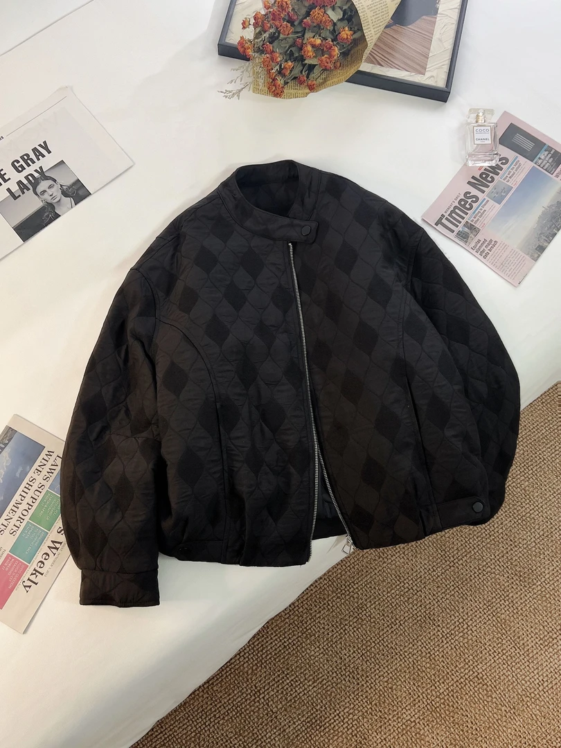 【女王洛克】韩版洋气减龄90绒羽绒服冬季菱格休闲百搭外套LK82618