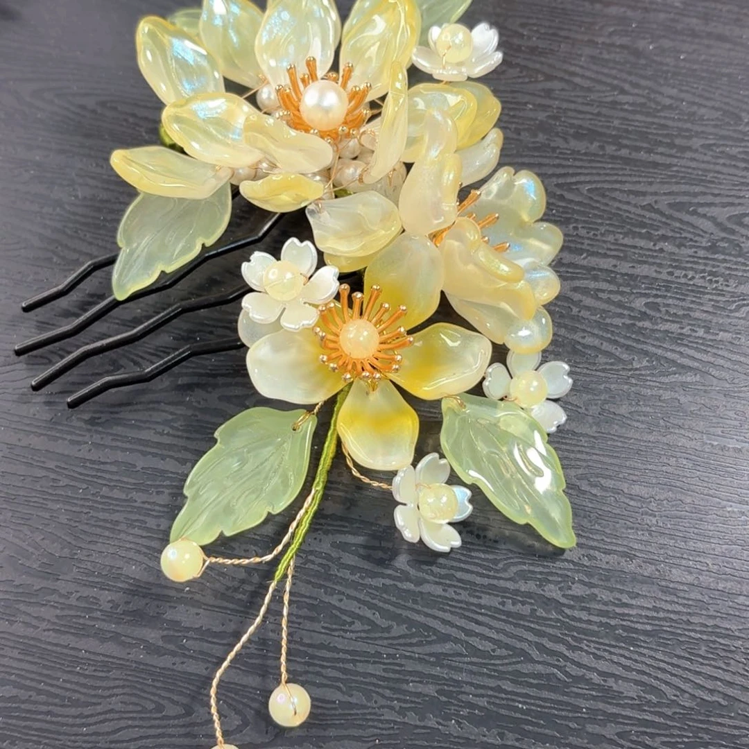 铁合金仿水晶古风琉璃发簪 闪购