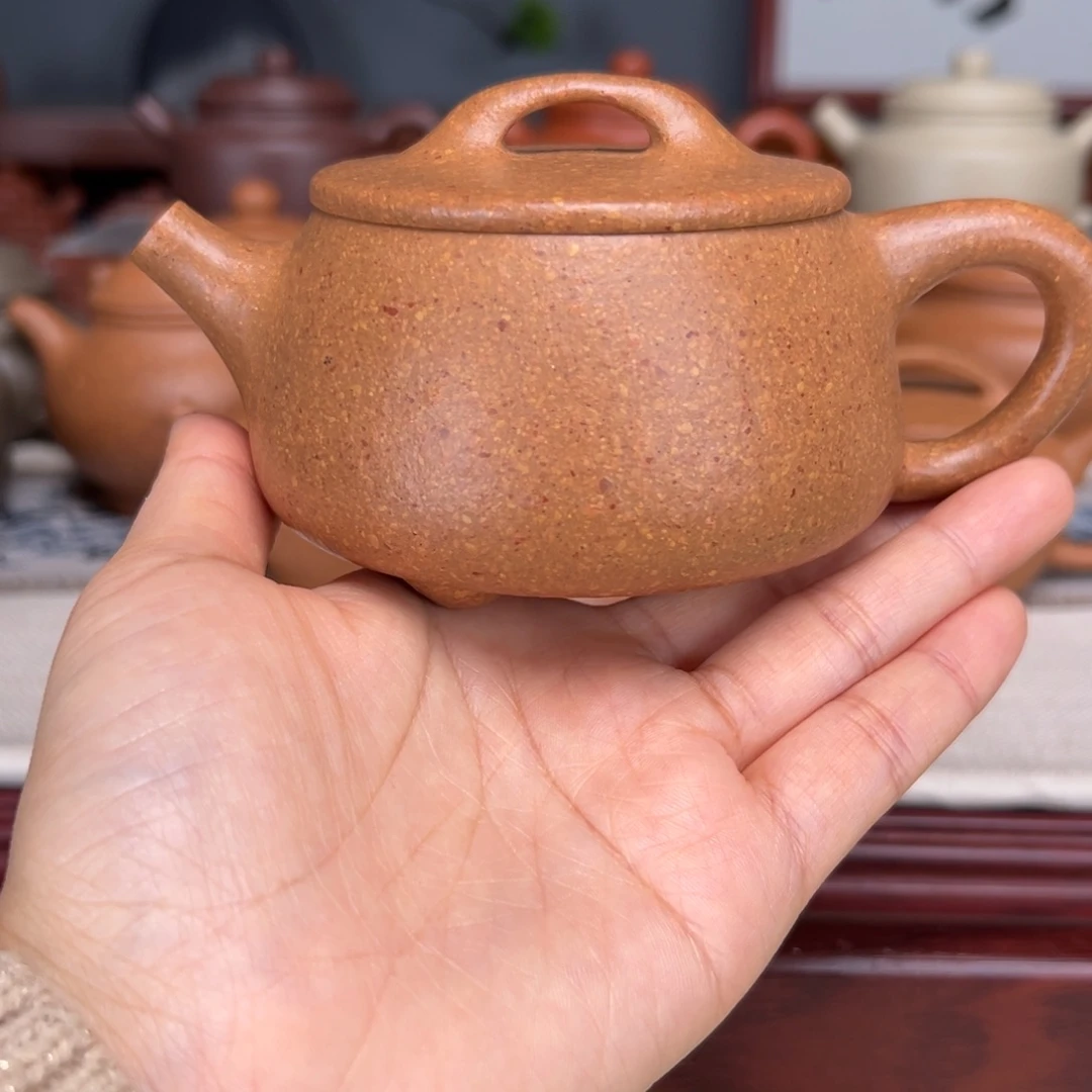 茶壶紫砂梨皮黄的200