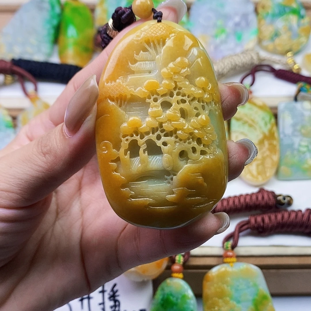 颈饰未镶嵌翡翠翡翠