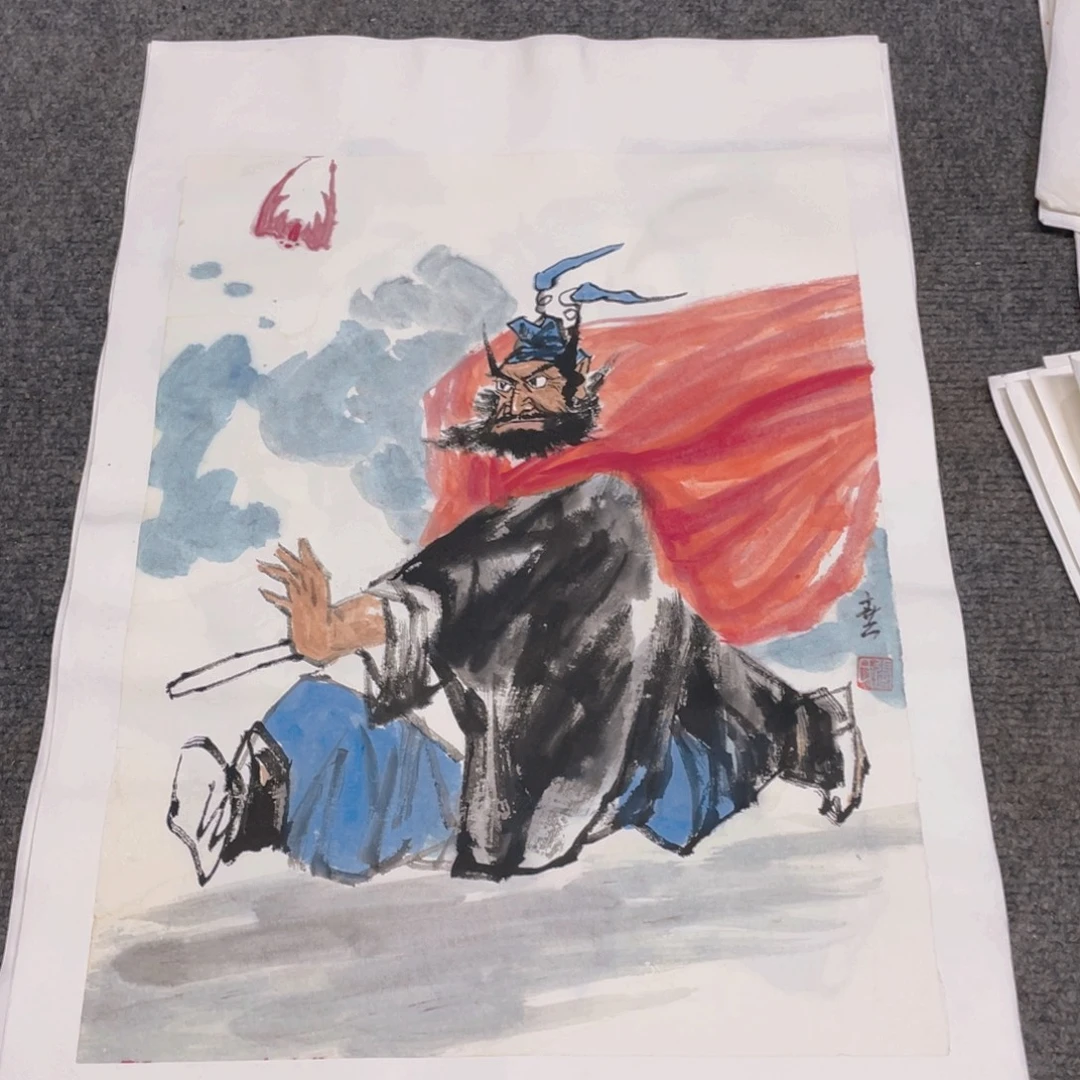 国画1.4平尺纯手绘国画作品