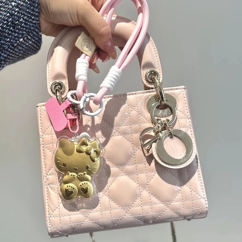 【中国金店】可爱KT猫卡通手机挂包挂 公主财库手机贴 闺蜜礼物