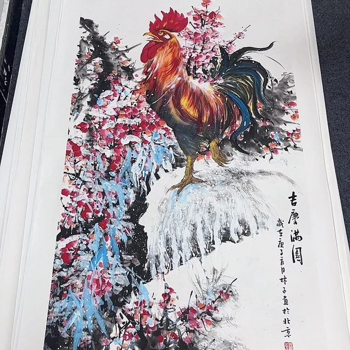 国画宣纸国画纯手绘作品