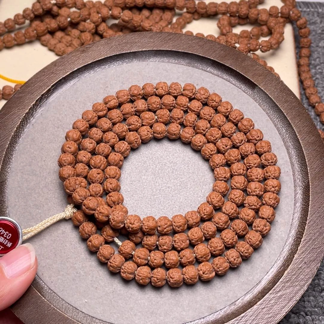 手串金刚菩提原*弹梅朵头货佛手108尺寸7