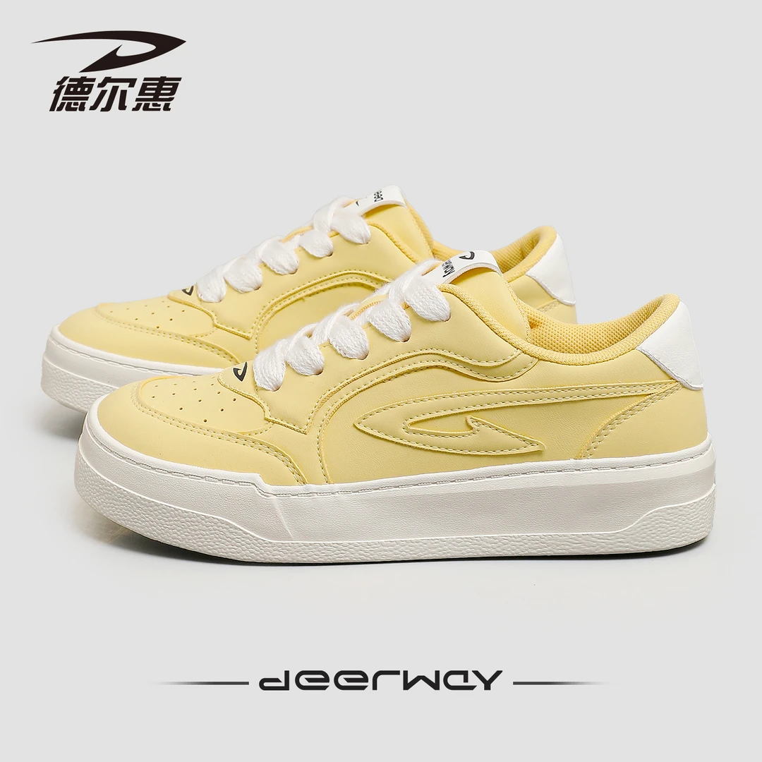 德尔惠欧若风女鞋学生板鞋2025秋季新款小众透气低帮板鞋爆款鞋女