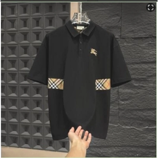 【36号链接】DaFa-A18451-春夏季轻奢立领拼接短袖