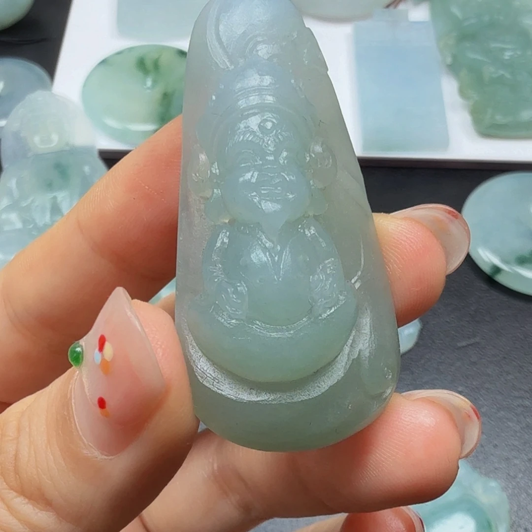 定制翡翠未镶嵌毛货