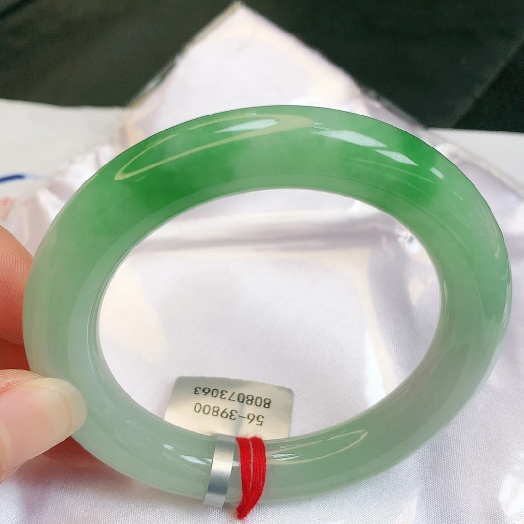 【闪购商品】翡翠手镯未镶嵌沫*?缅甸天然a货翡翠