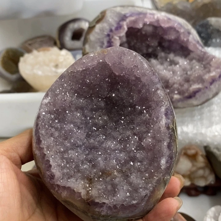 未镶嵌紫晶珠宝半成品53