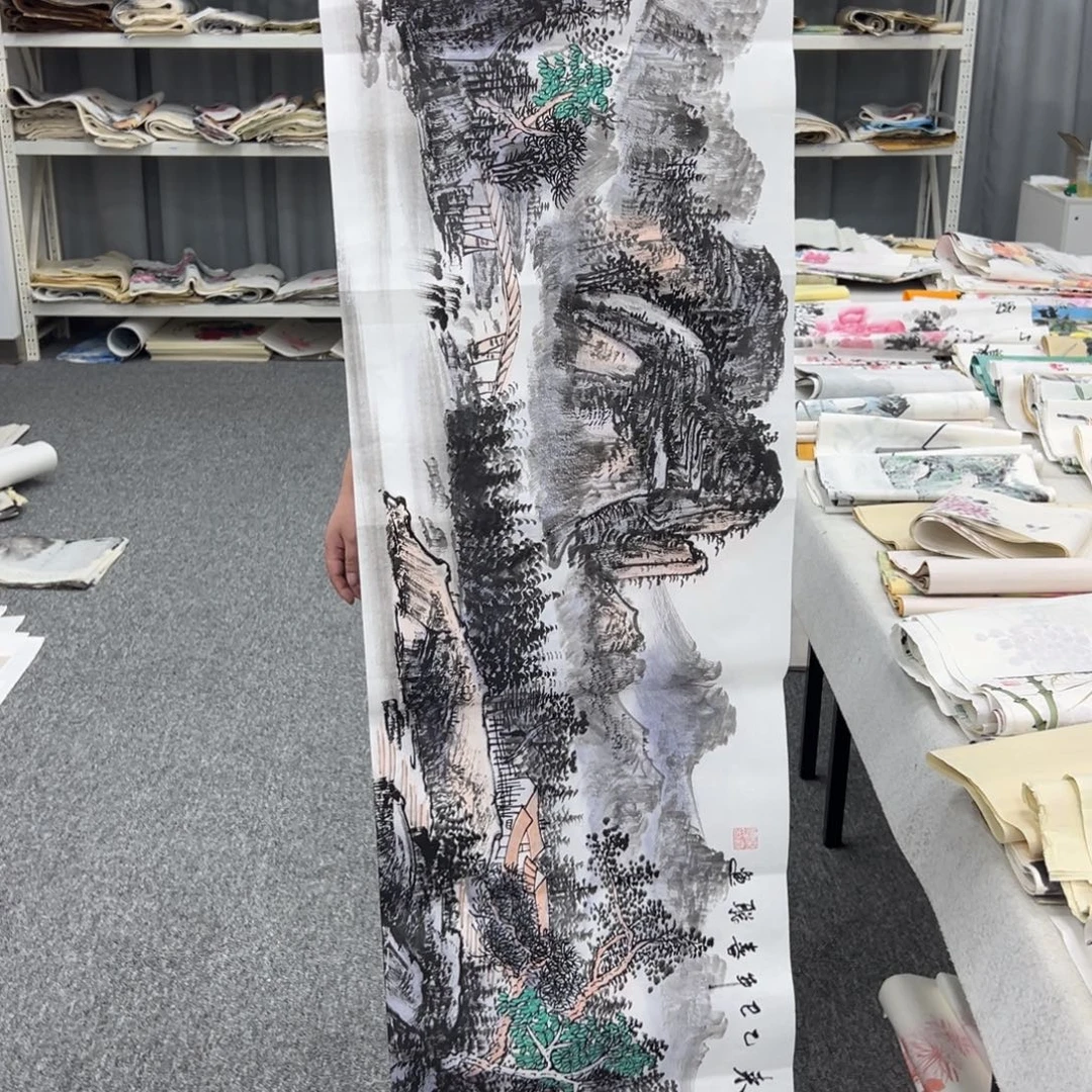 国画卖字画的小老板