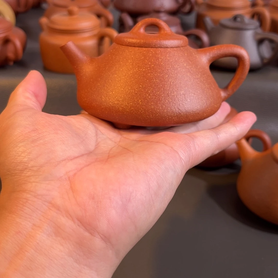 茶壶紫砂半手工制作子冶红降坡