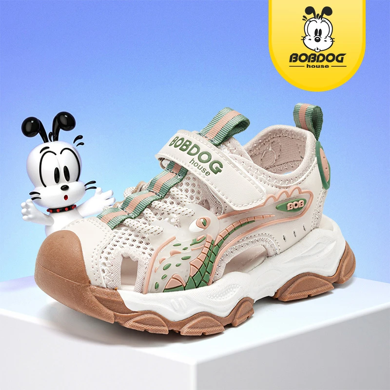 BOBDOGHOUSE童鞋夏季时尚舒适防滑透气百搭包头凉鞋JJ242X14 ZB