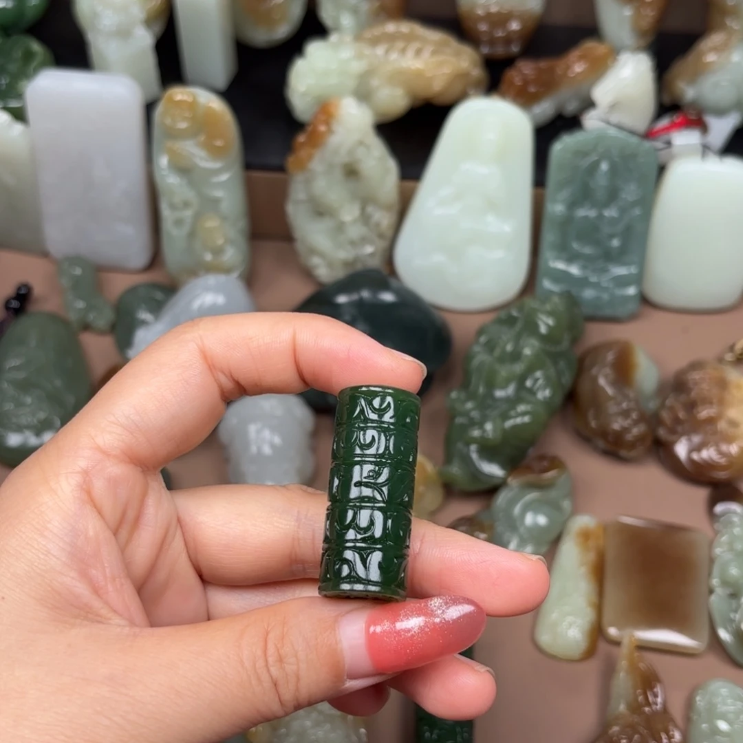 颈饰未镶嵌和田玉神***集