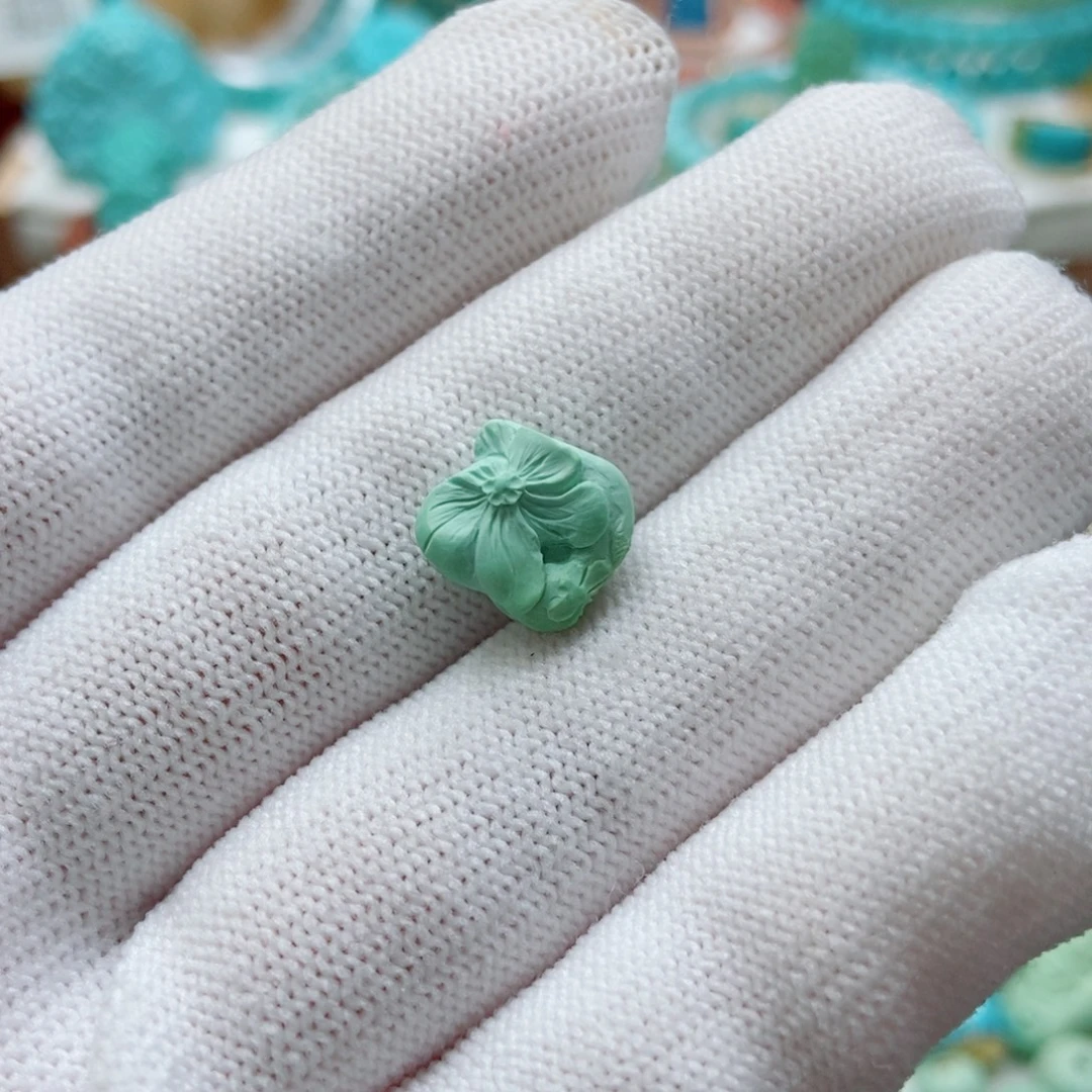 绿松石未镶嵌珠子