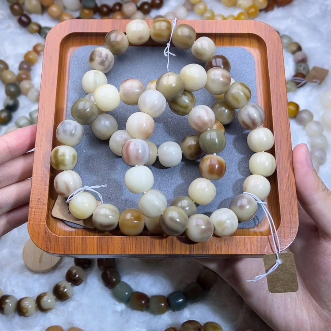 手串菩提根/象牙果微瑕西瓜泡泡糖卡14