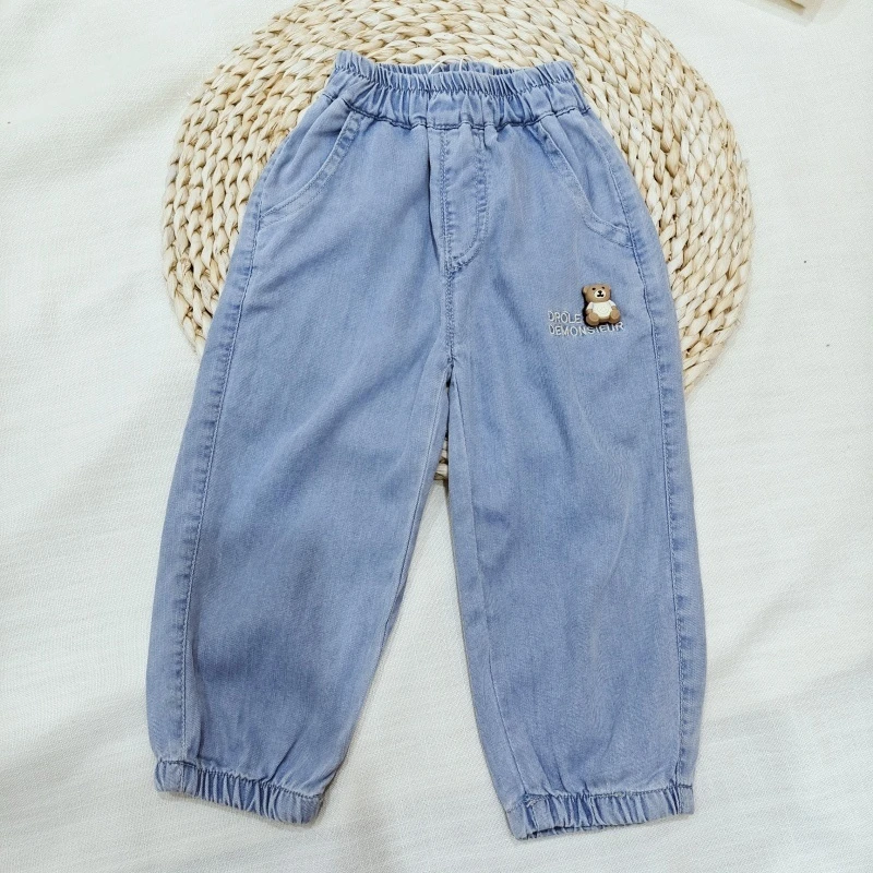 莫菲鱼莱赛尔小熊牛仔裤0008