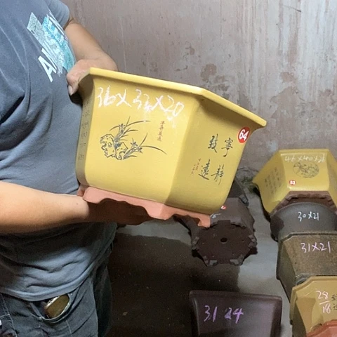花盆紫砂手工艺品