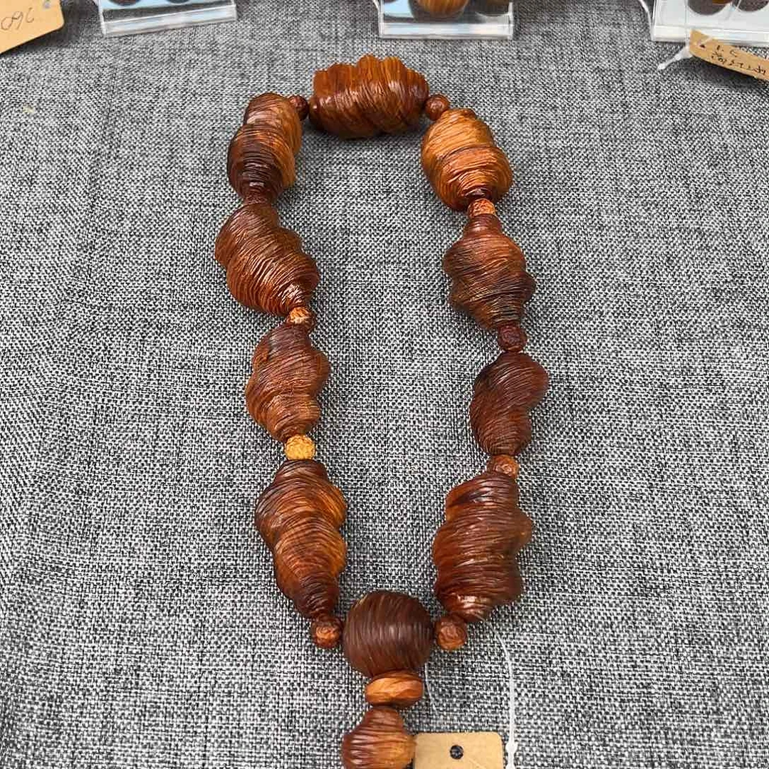 柏木（崖柏）羊角面包大尺寸随型黑油车挂手持