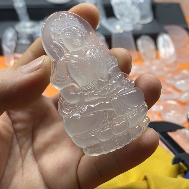 未镶嵌吊坠石英质玉