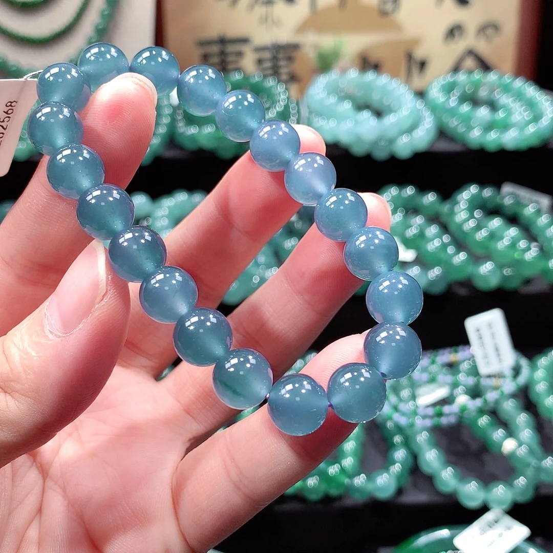 琦***宝翡翠未镶嵌手链卡10