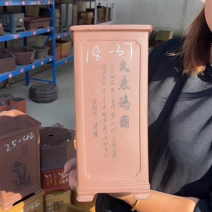 紫砂花盆这是我的