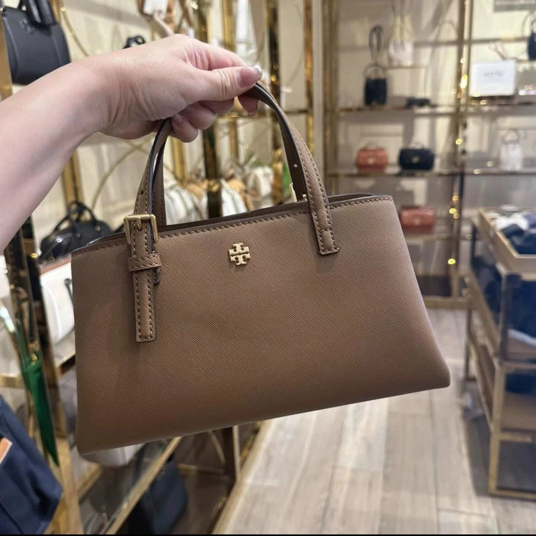 未使用 TORY BURCH/汤丽柏琦 大号手提戴妃包 杀手包