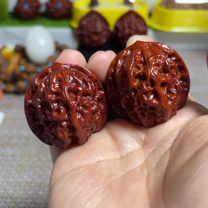 把件文玩核桃35野狼