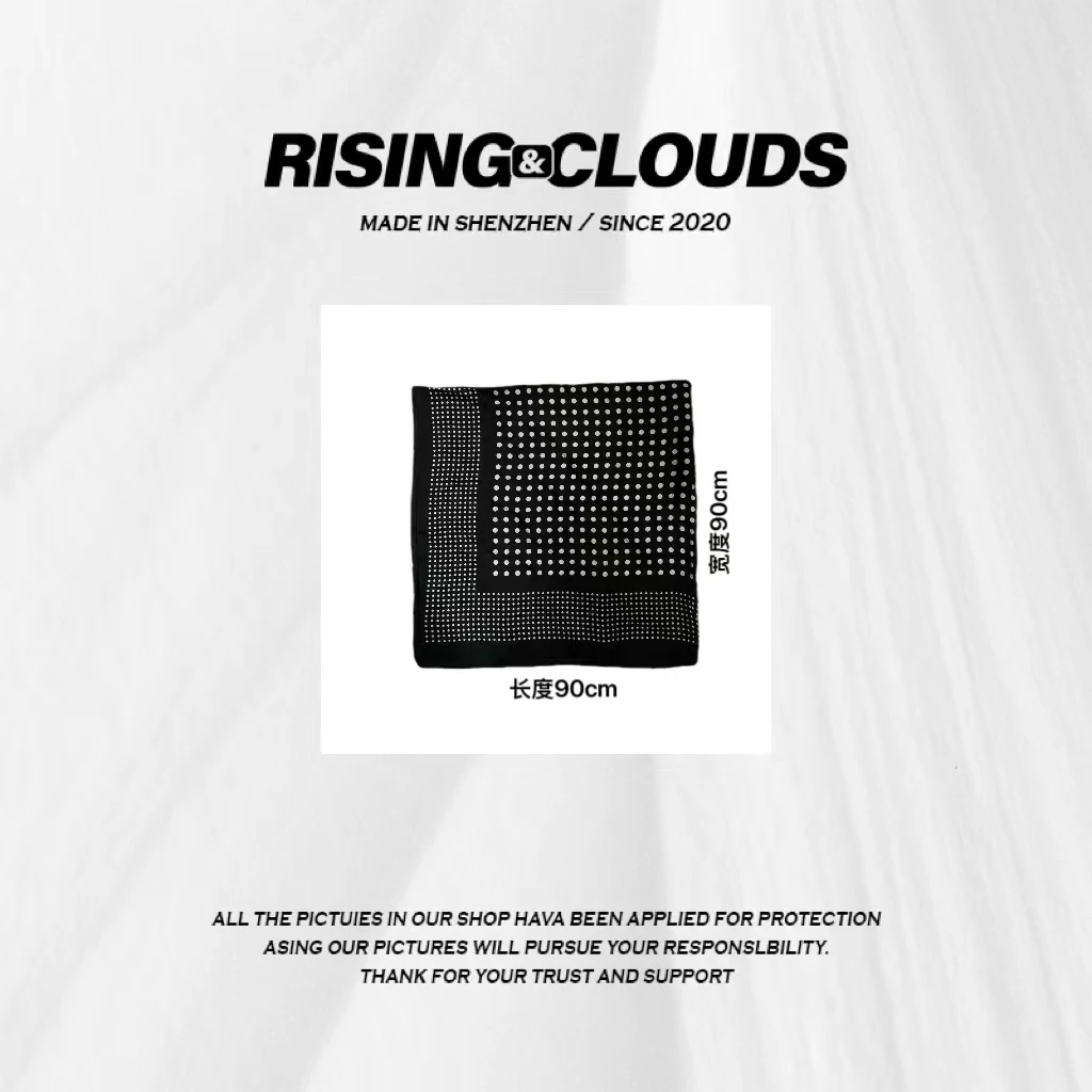 RISING&CLOUDS【小云姐】保暖时尚冬季舒适波点丝巾060036