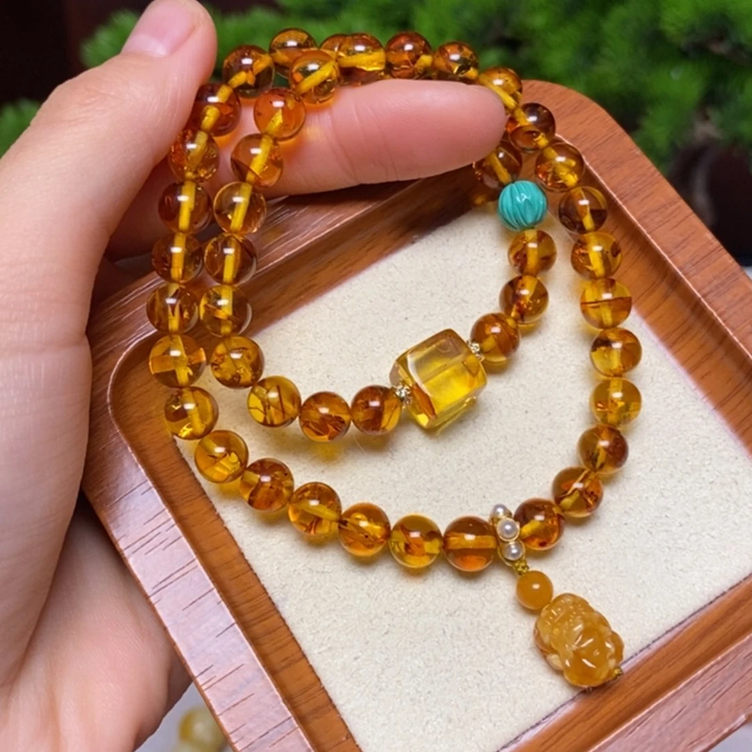 【闪购商品】未镶嵌蜜蜡手链手串