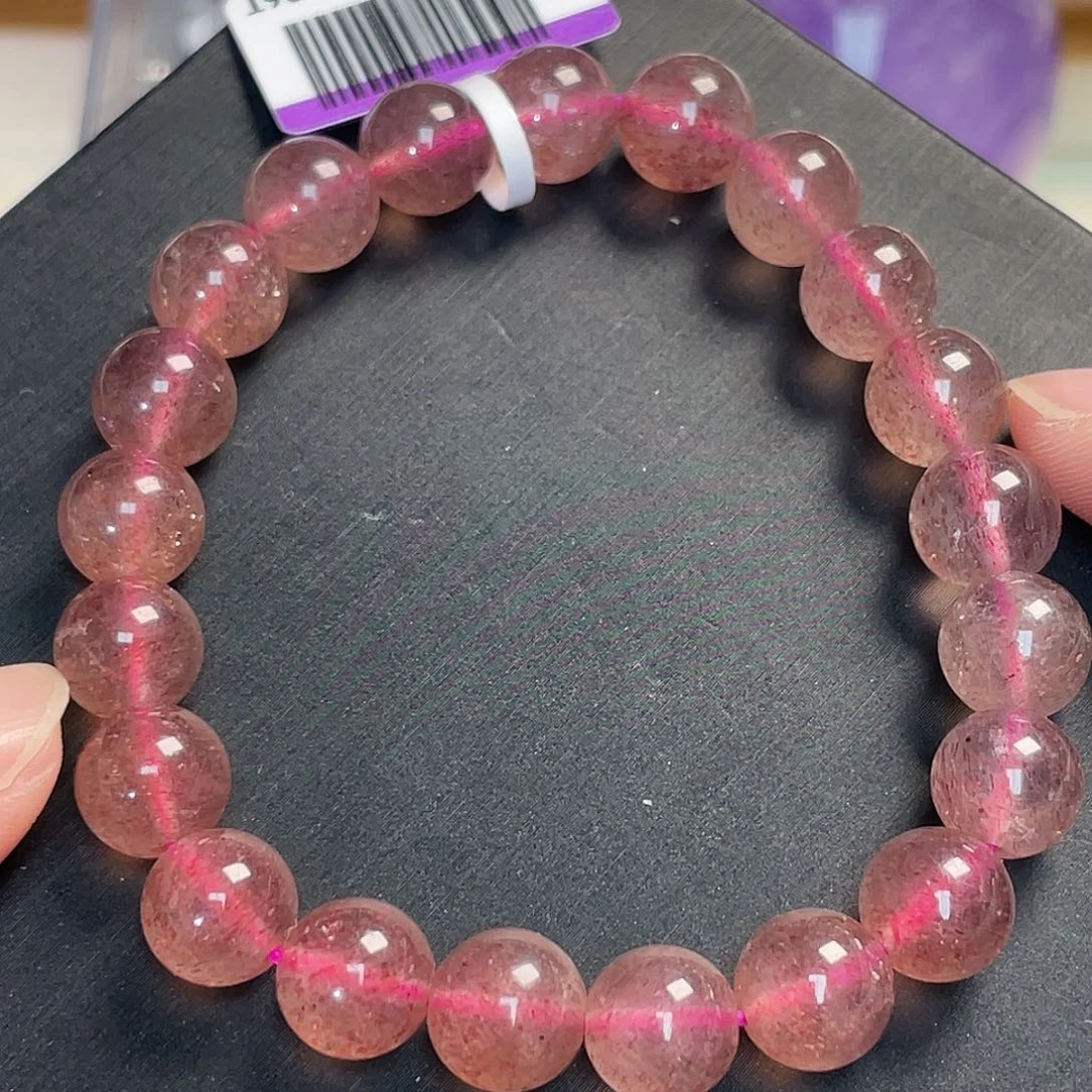 手串水晶未镶嵌草莓晶9mm手串cm588 162号