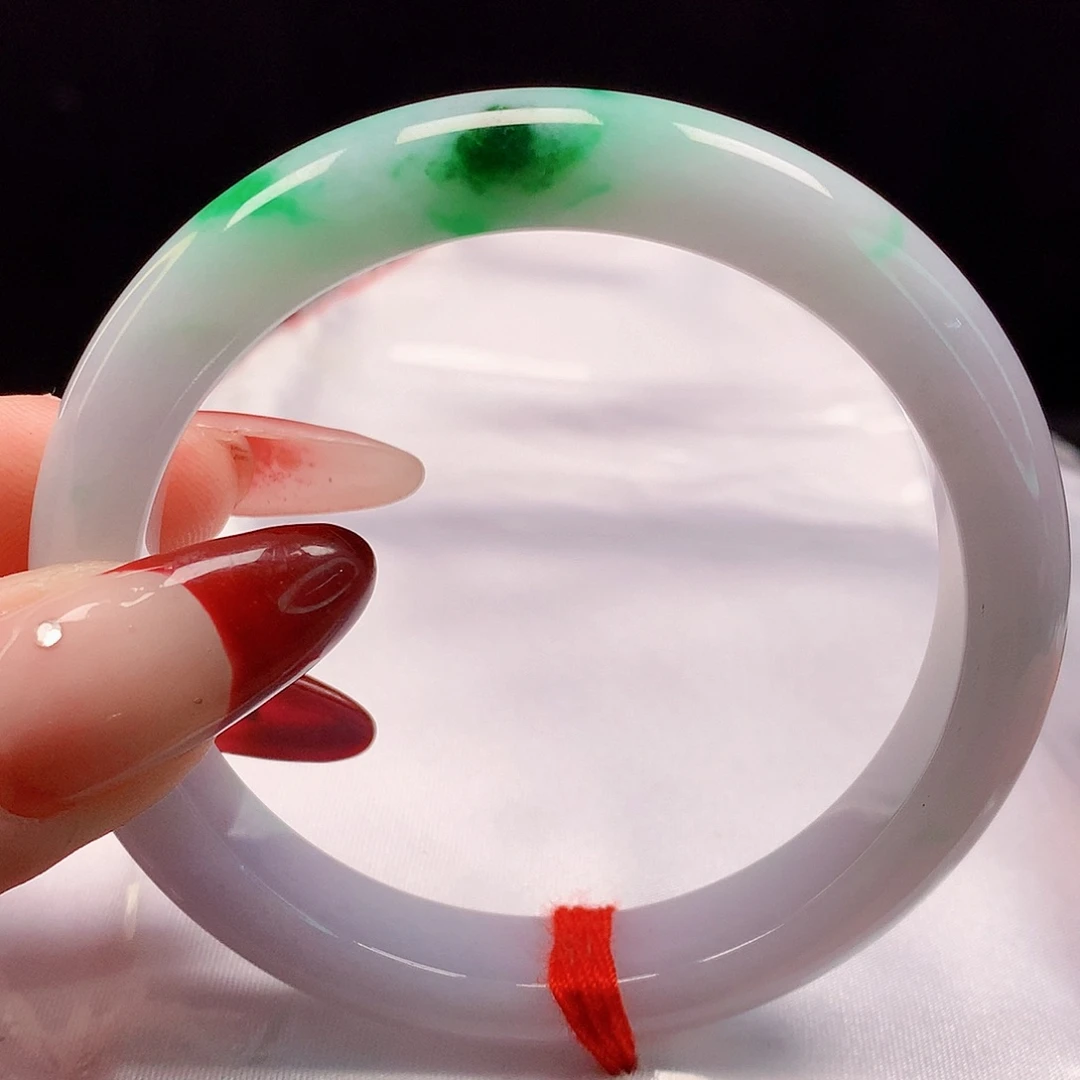 翡翠手镯未镶嵌天然翡翠7010