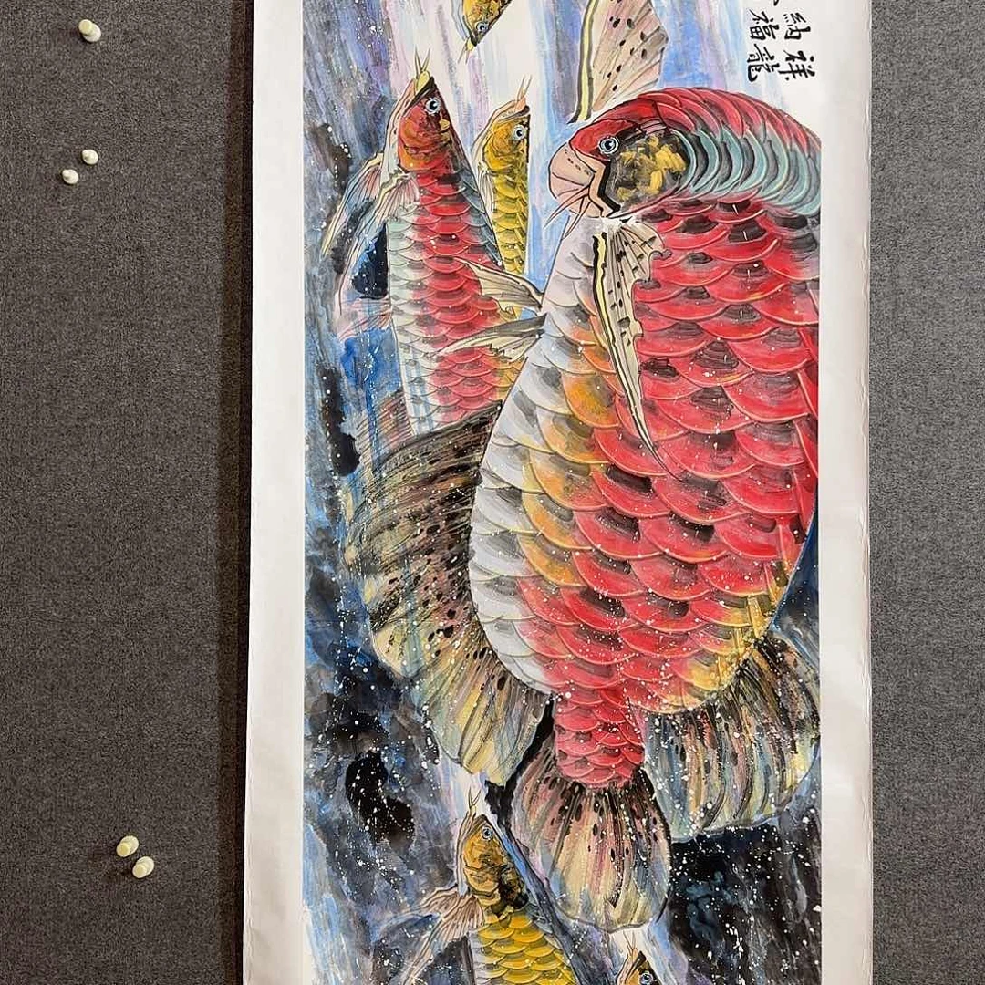 国画五半山人老师手绘作品