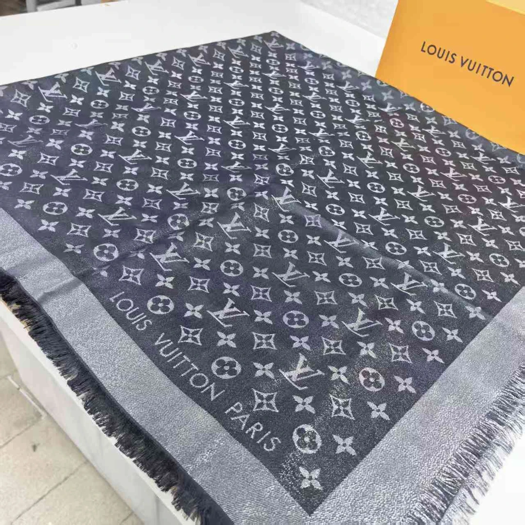 99新 LouisVuitton/路易威登  海囤J/LV围巾/bm88607