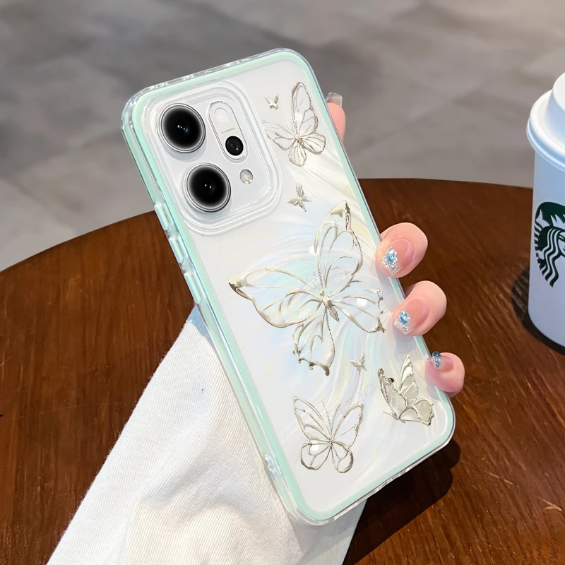 适用opporeno14手机壳新款reno14pro保护壳oppo人鱼姬13全包透明