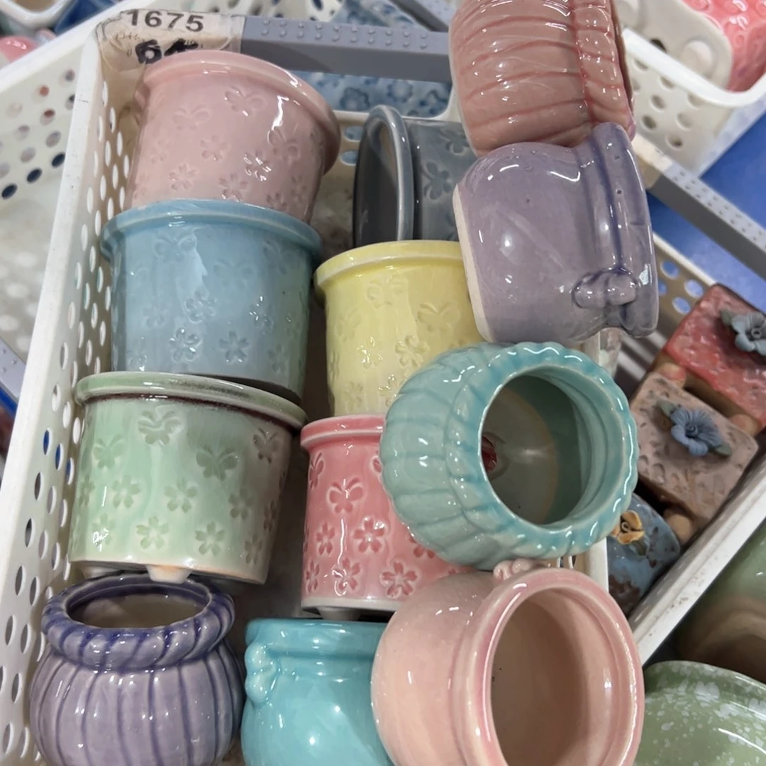 陶瓷多肉小花盆@@2050