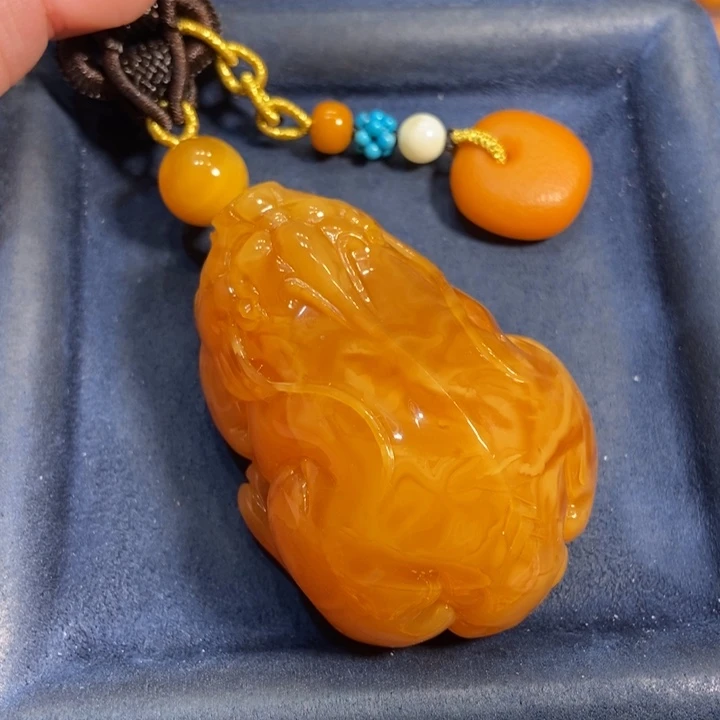 蜜蜡颈饰未镶嵌蜜蜡