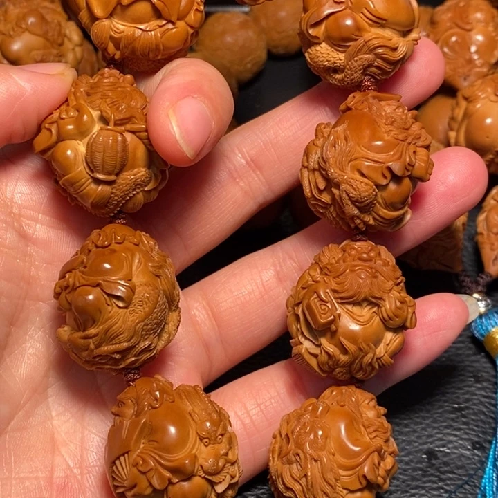 J***斌橄榄核手串/手链钟馗手串