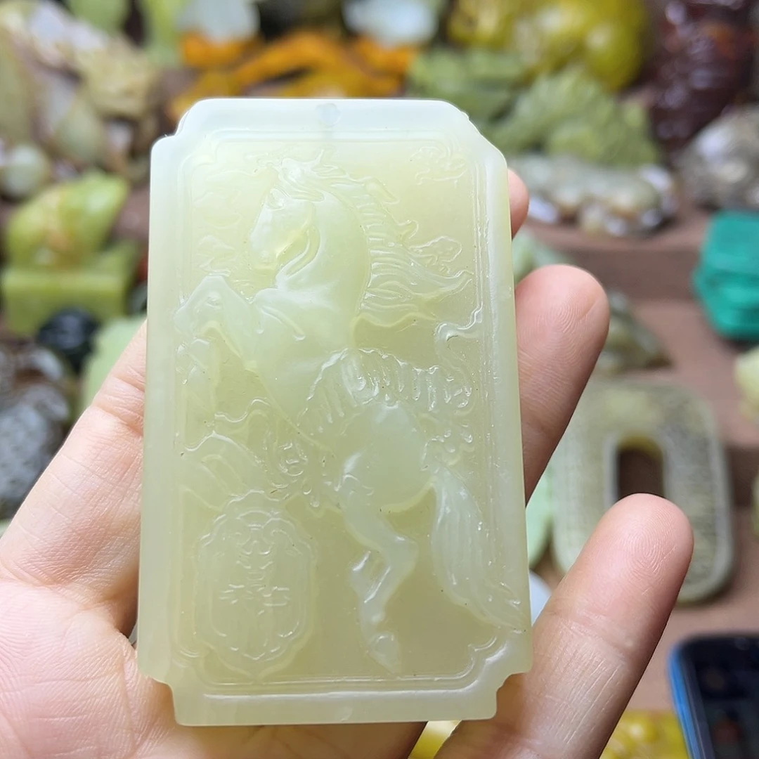 白玉菩提吊坠83。。