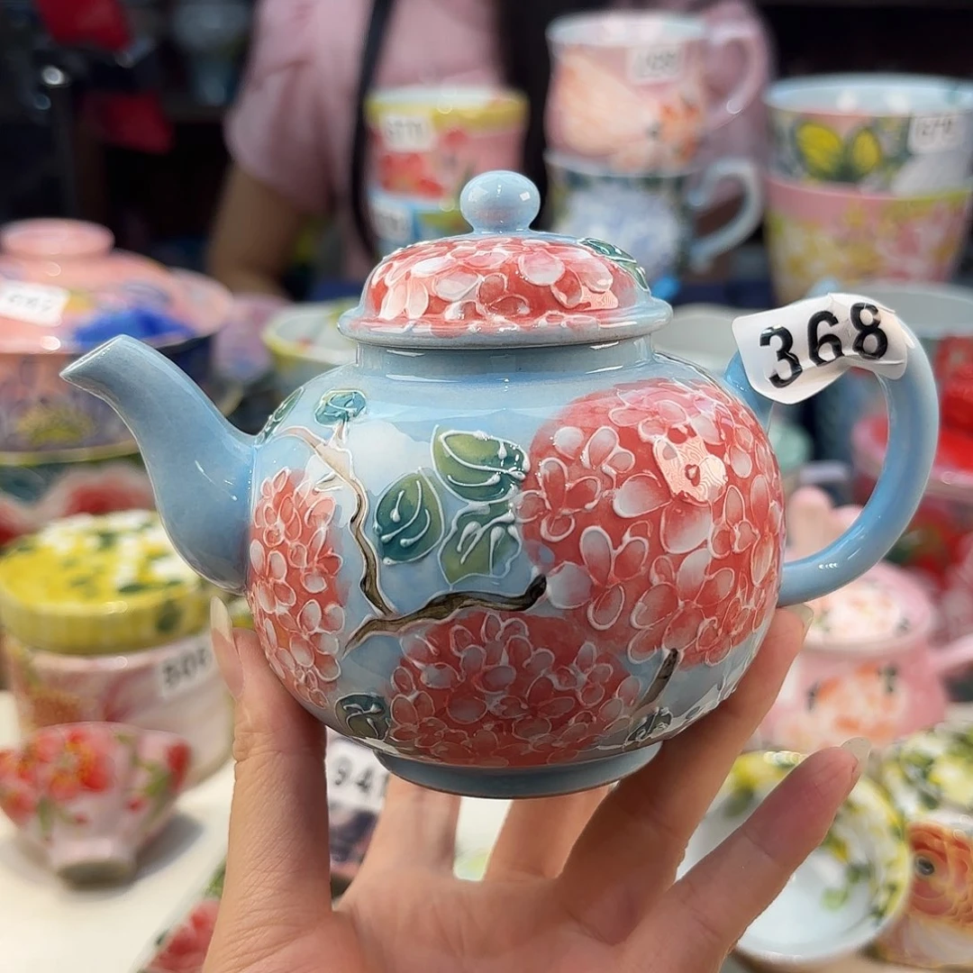 景德镇手绘高温釉下彩陶瓷茶具