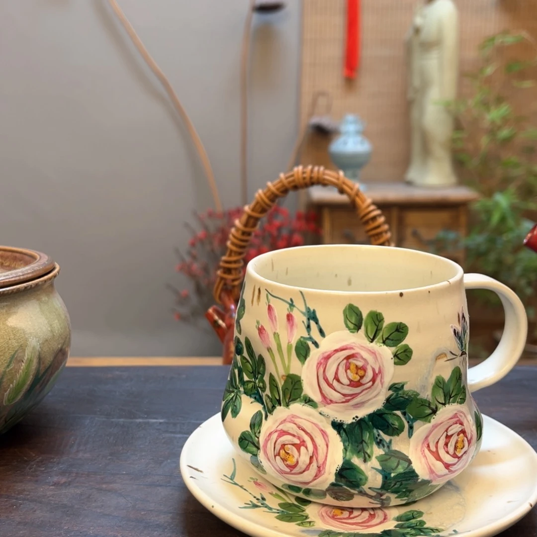 杯～**～茶叶景德镇柴烧杯